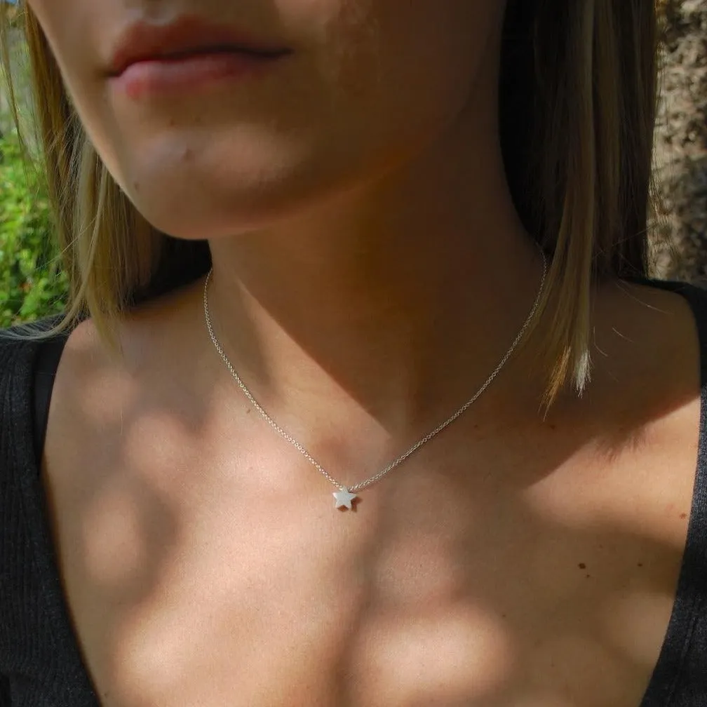 Silver Handmade Star Necklace