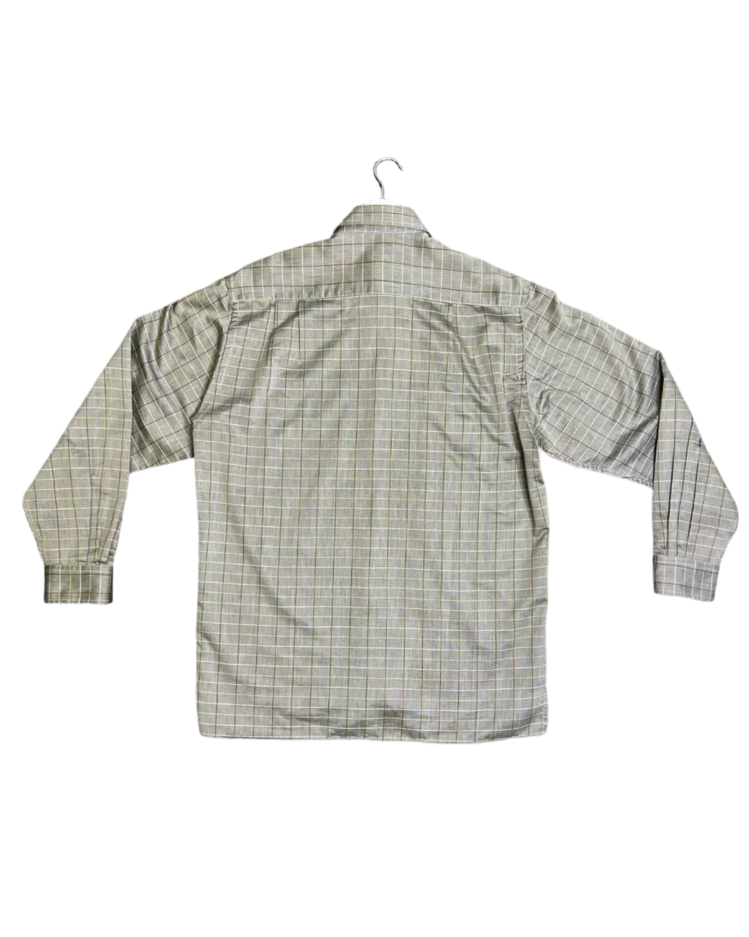 Size L - Ermenegildo Zegna Grey Check Shirt