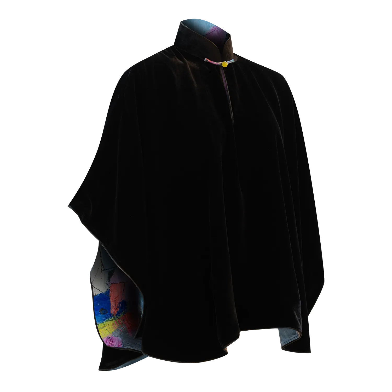 SPARKLE BY KAREN CHAN x HKMoA【PATCHWORK】Black Velvet Cape (百衲衣)(吳冠中)