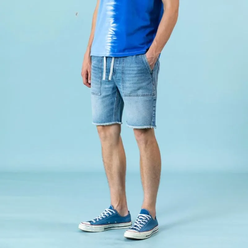 Summer Loose Men Denim Shorts