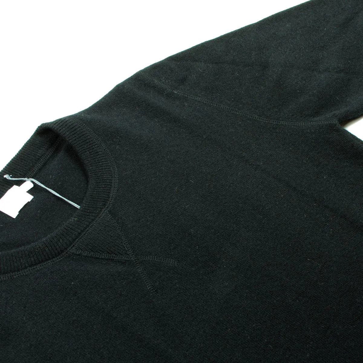 Sunspel - Luxury Wool Sweatshirt - Black