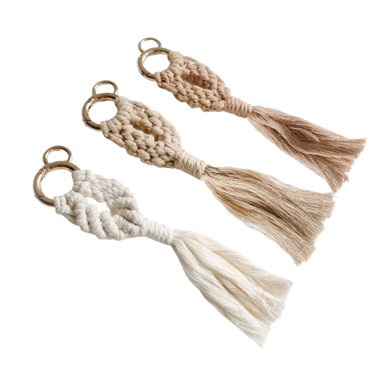 Tail Macrame Keychain Handmade-TAKTAI