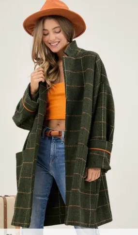 Bernadette Plaid Coat: Elegant and Stylish Outerwear