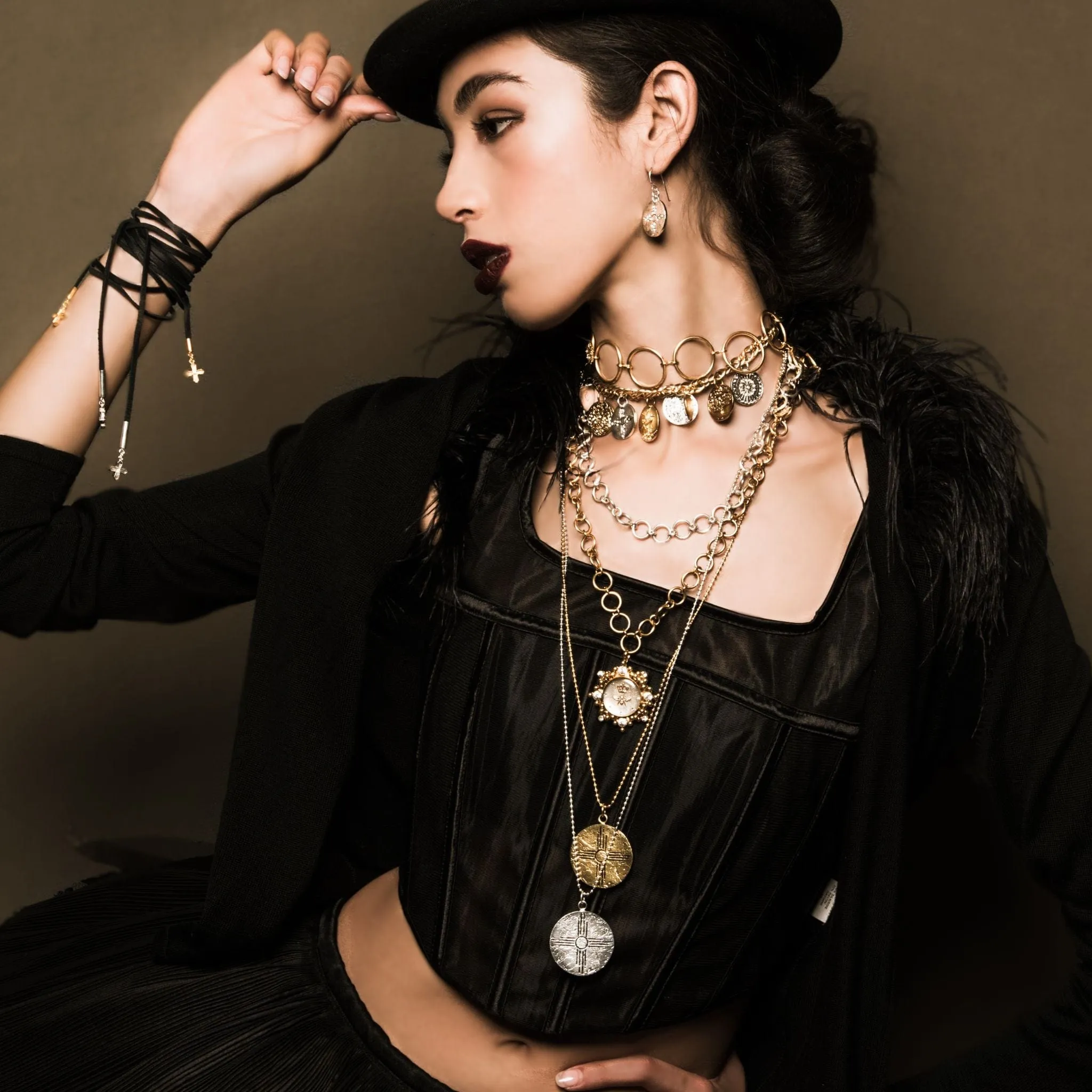 The Betty Necklace with Luxury Medallions