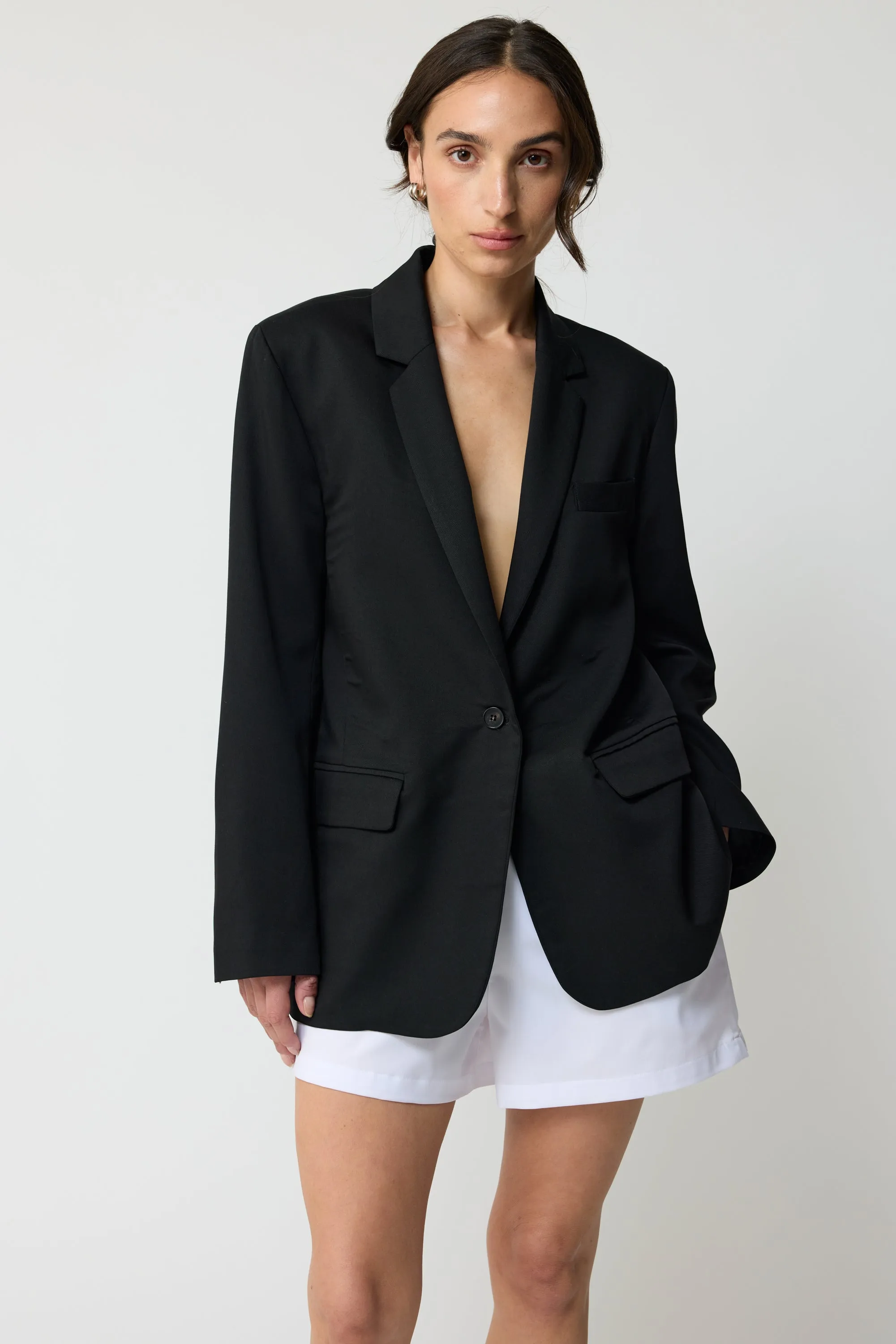 The Oversized Tencel Blazer