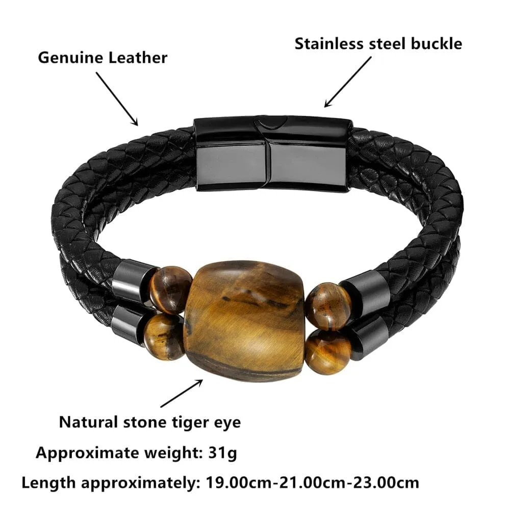 Tiger Eye Bead Bracelet Handmade Bracelet