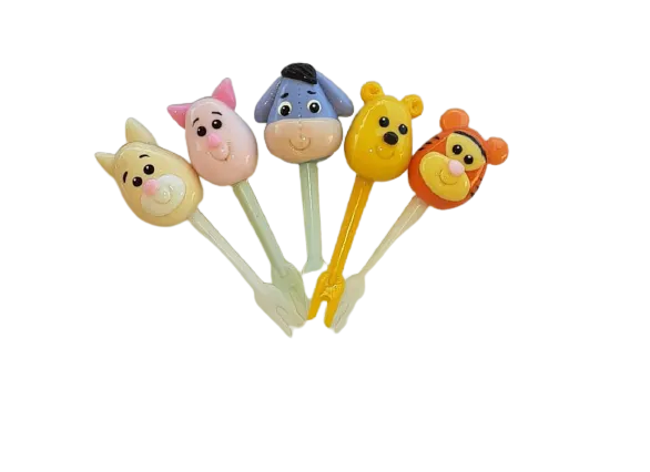 Handcrafted Winnie the Pooh Food Picks for Decoration