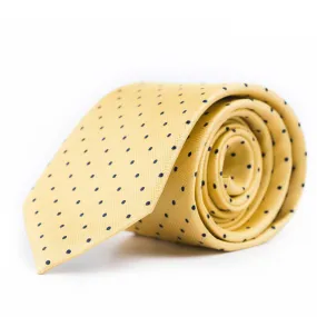 Yellow Dot Patterned Tie